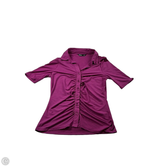 Top Short Sleeve By Simply Vera In Purple, Size: Xs