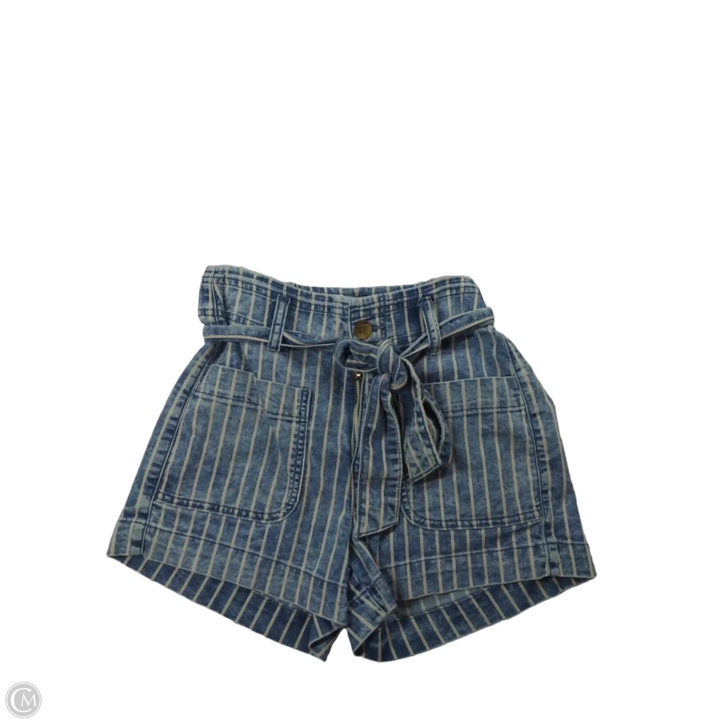 Shorts By American Eagle In Striped Pattern, Size: 0