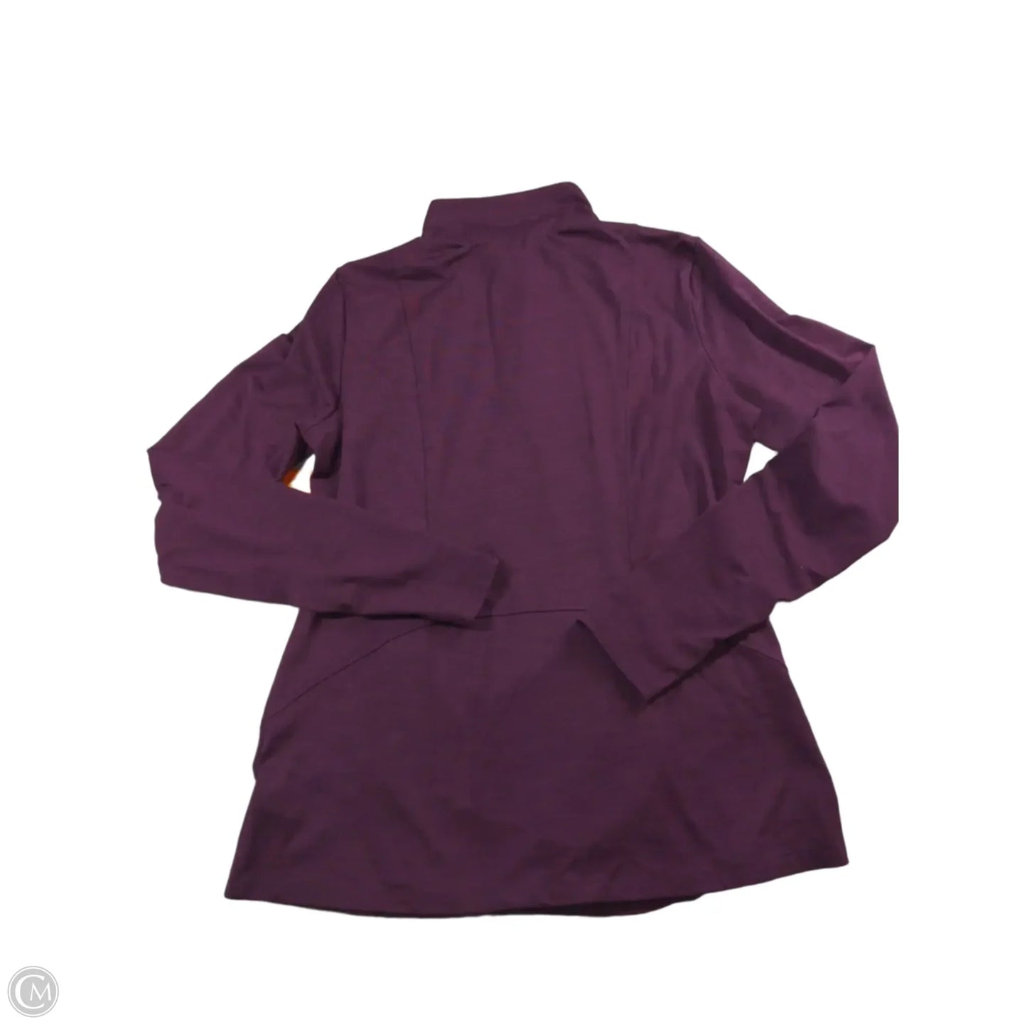 Athletic Jacket By Eddie Bauer In Purple, Size: L