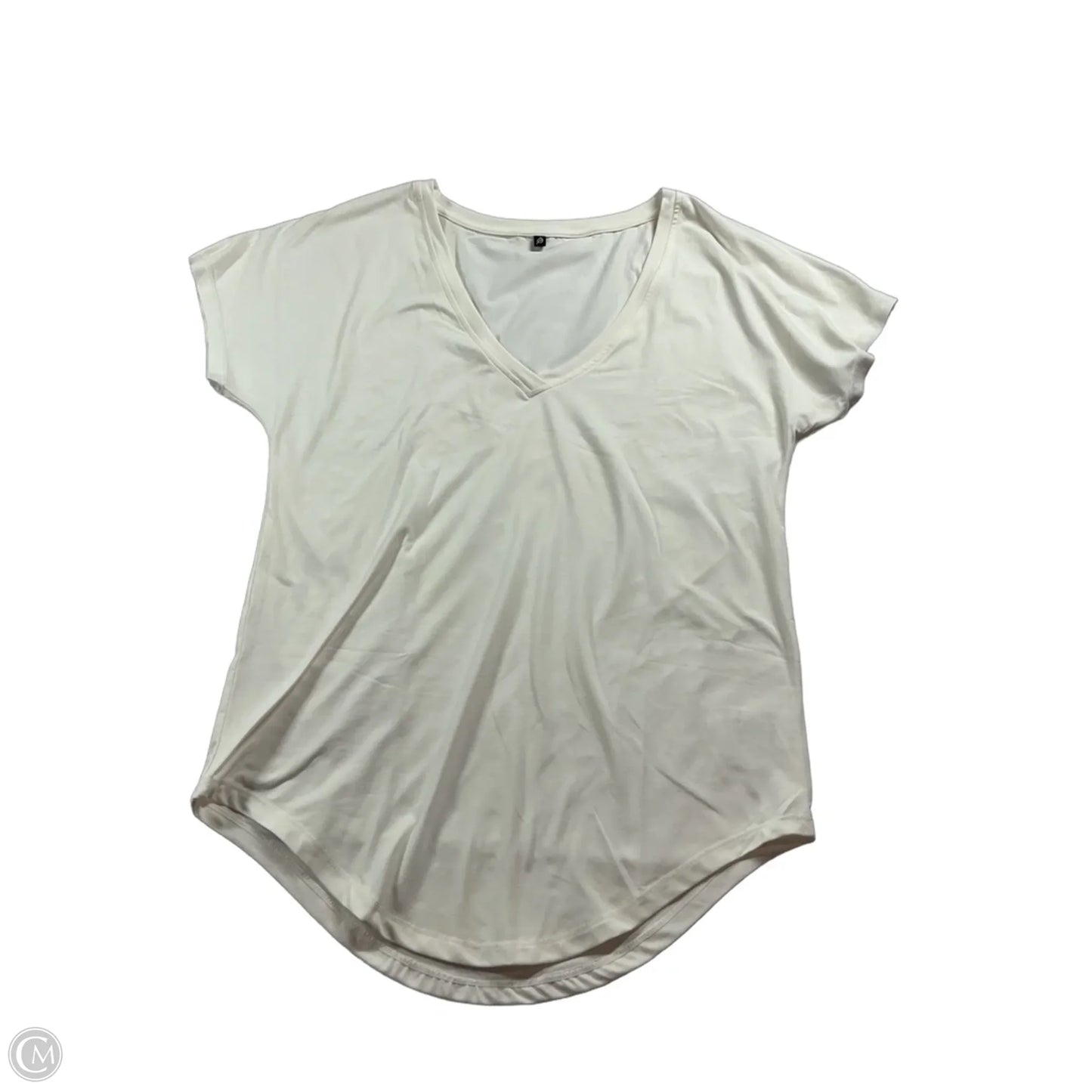 Top Short Sleeve Basic By Clothes Mentor In White, Size: Xs