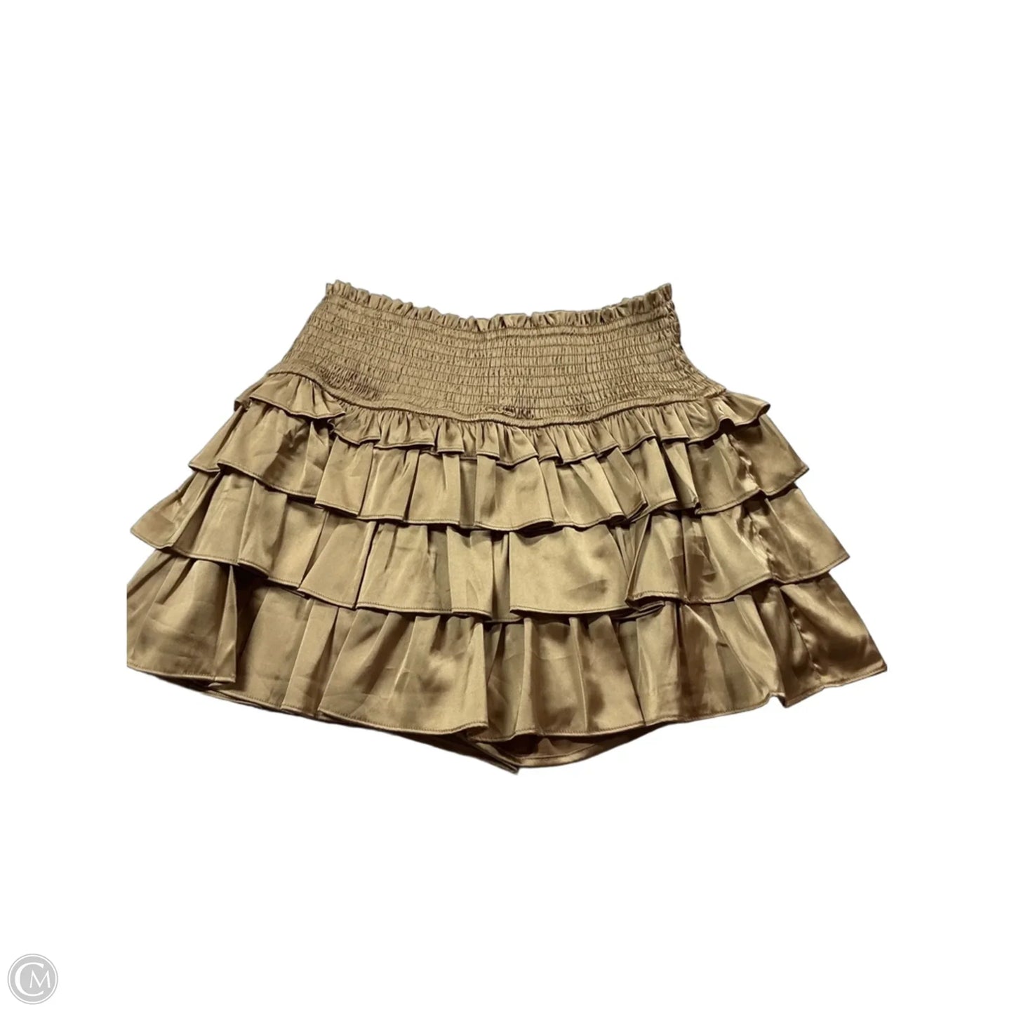 Skirt Mini & Short By Idem Ditto In Tan, Size: S