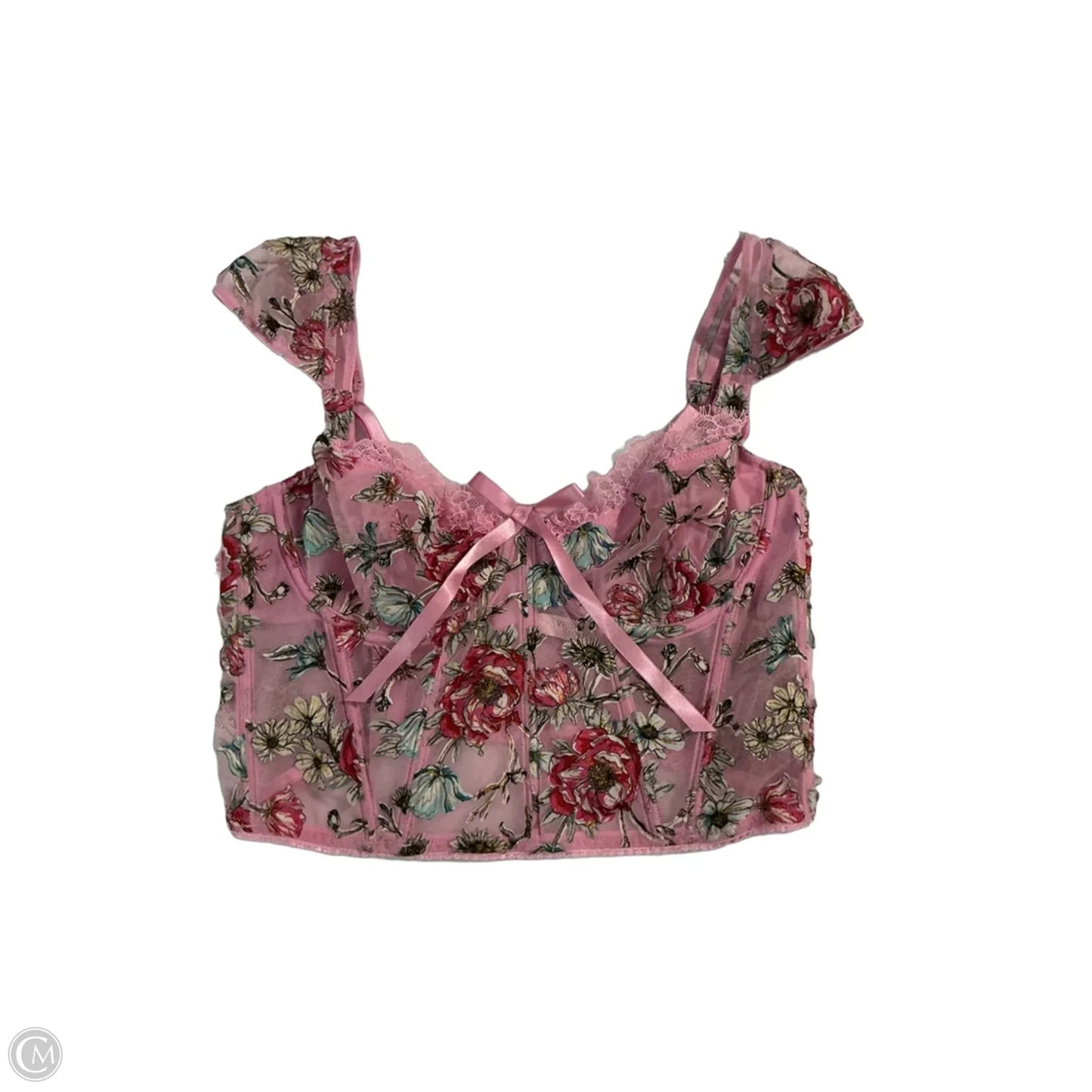 Top Sleeveless By Victorias Secret In Pink, Size: M