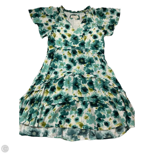 Dress Casual Short By Anthropologie In Green, Size: Xs