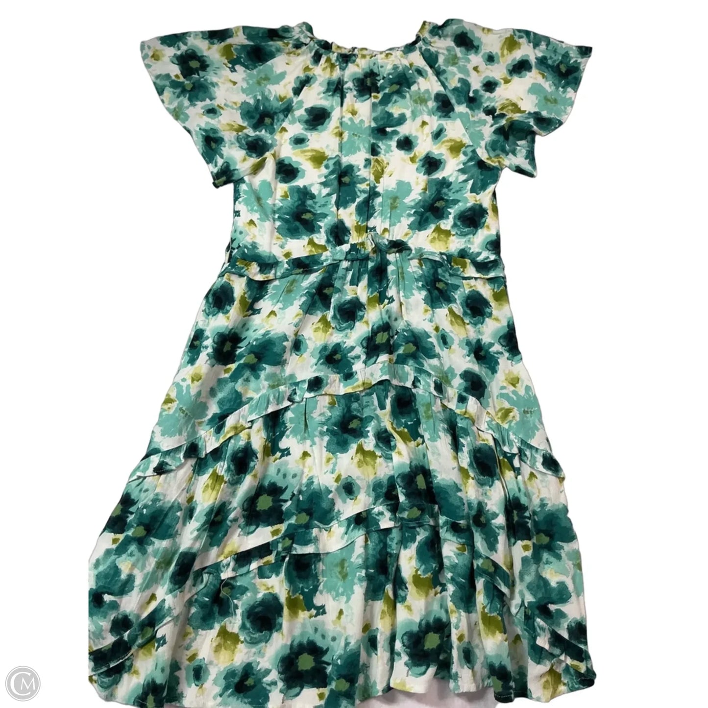 Dress Casual Short By Anthropologie In Green, Size: Xs