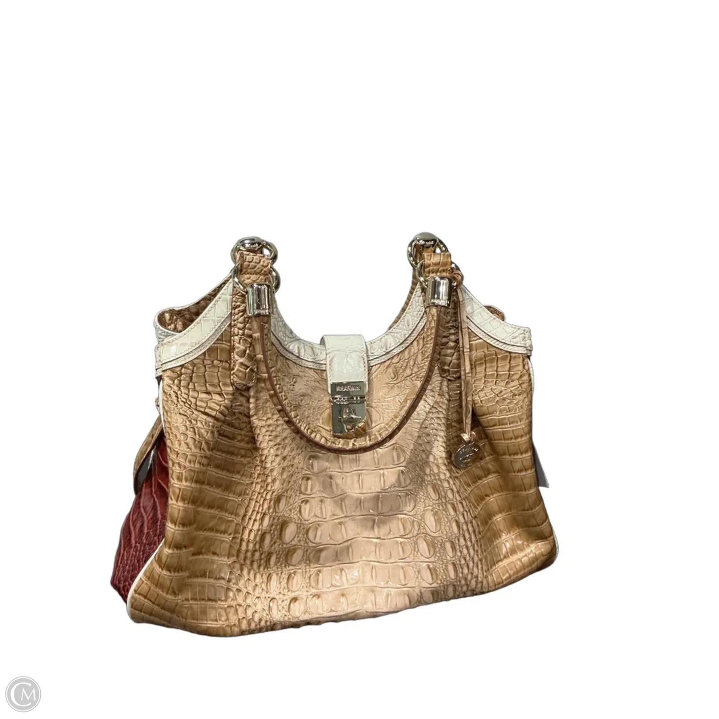 Handbag Designer By Brahmin, Size: Large