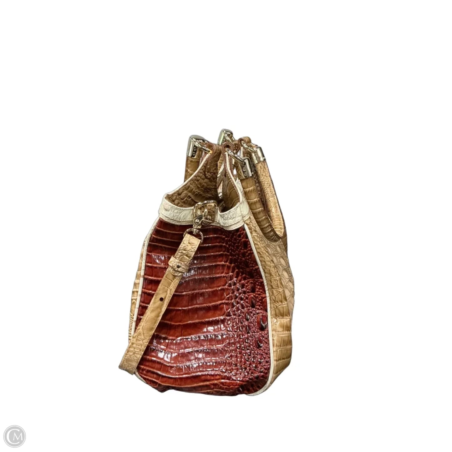 Handbag Designer By Brahmin, Size: Large