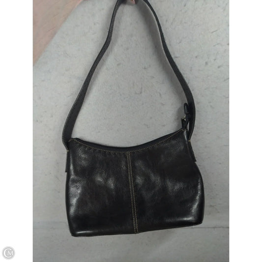 Handbag Leather By Fossil, Size: Small