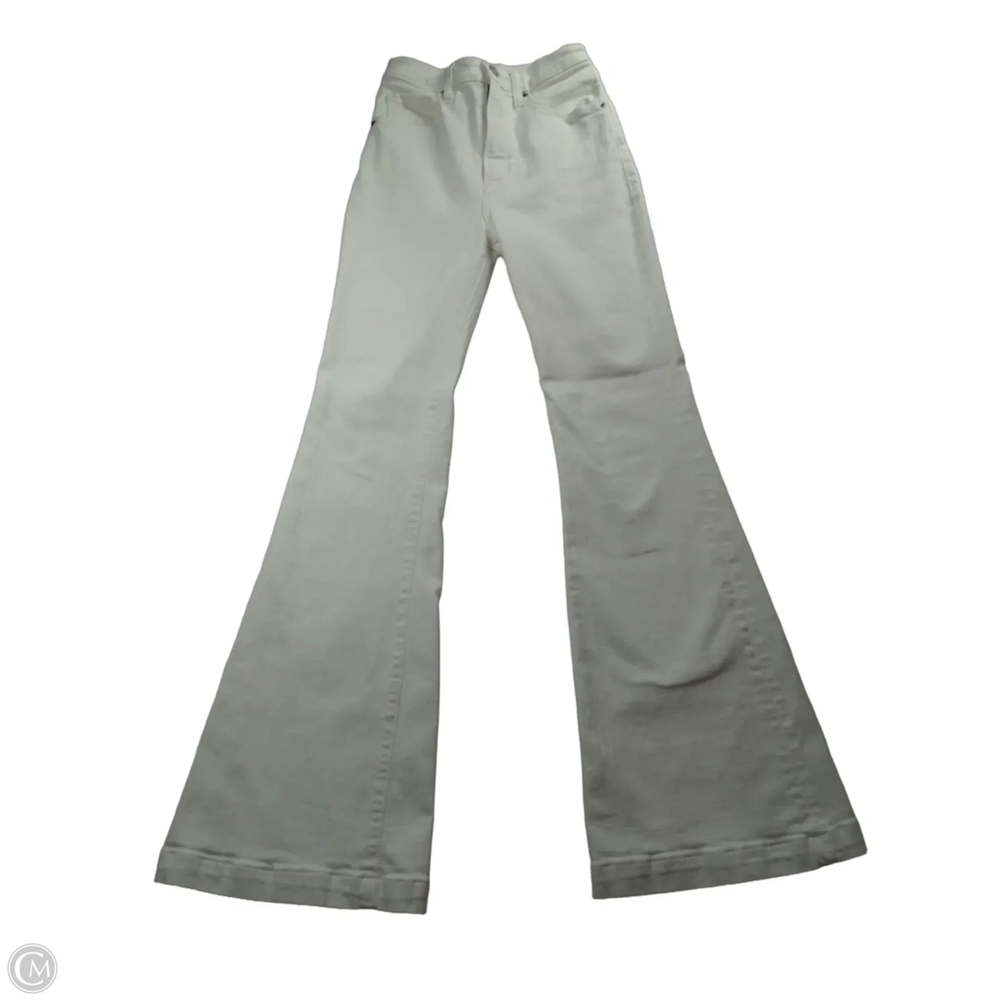 Jeans Boot Cut By Abercrombie And Fitch In White, Size: 24