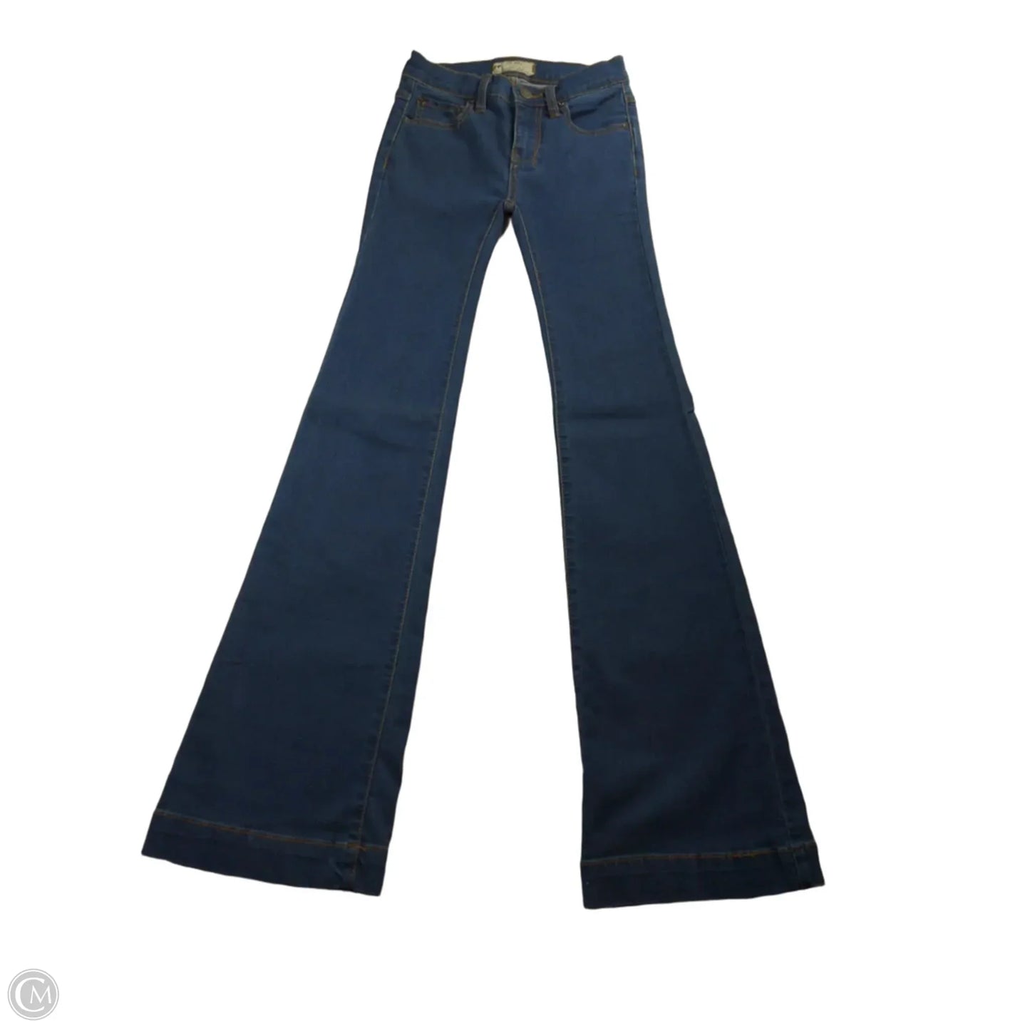Jeans Boot Cut By Free People In Blue Denim, Size: 24