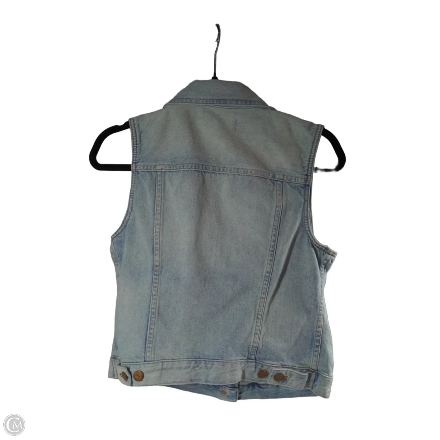 Vest Other By Madewell In Blue Denim, Size: L