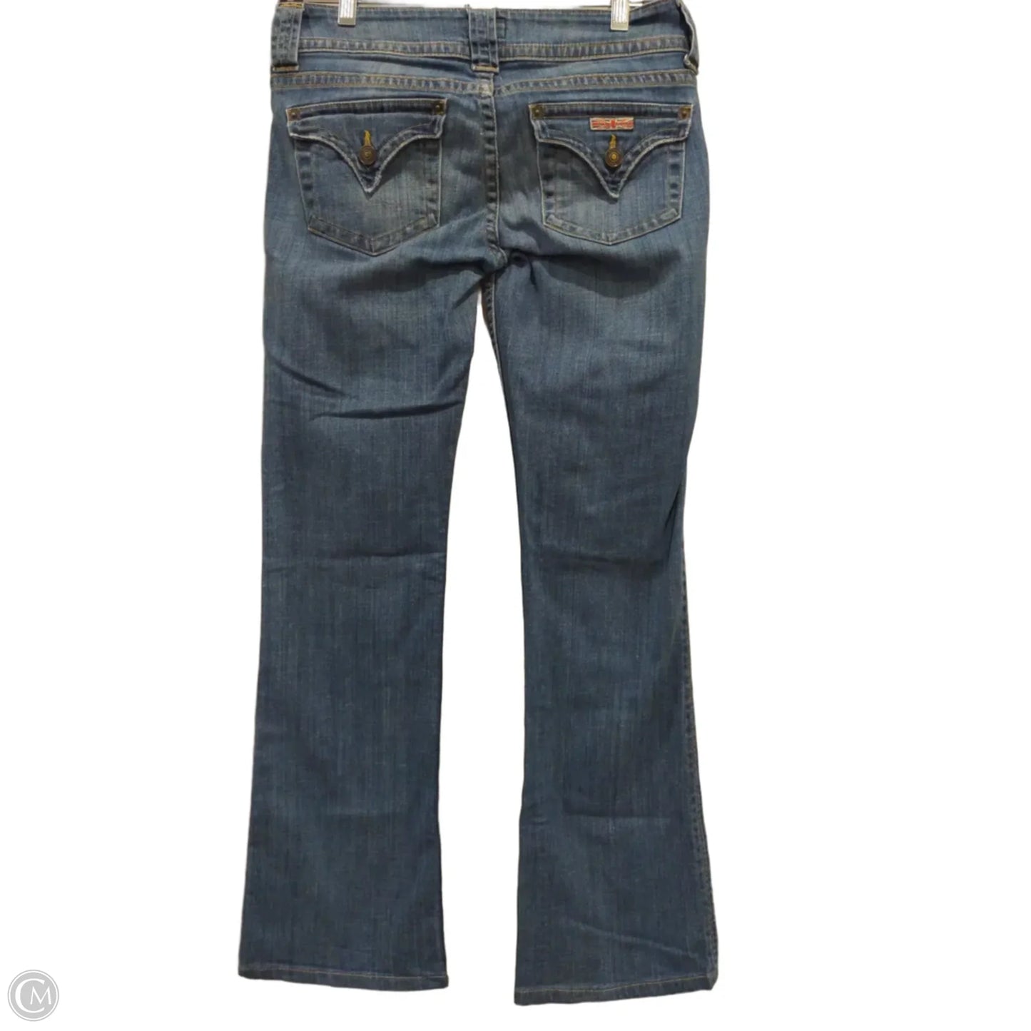 Jeans Boot Cut By Hudson In Blue Denim, Size: 28