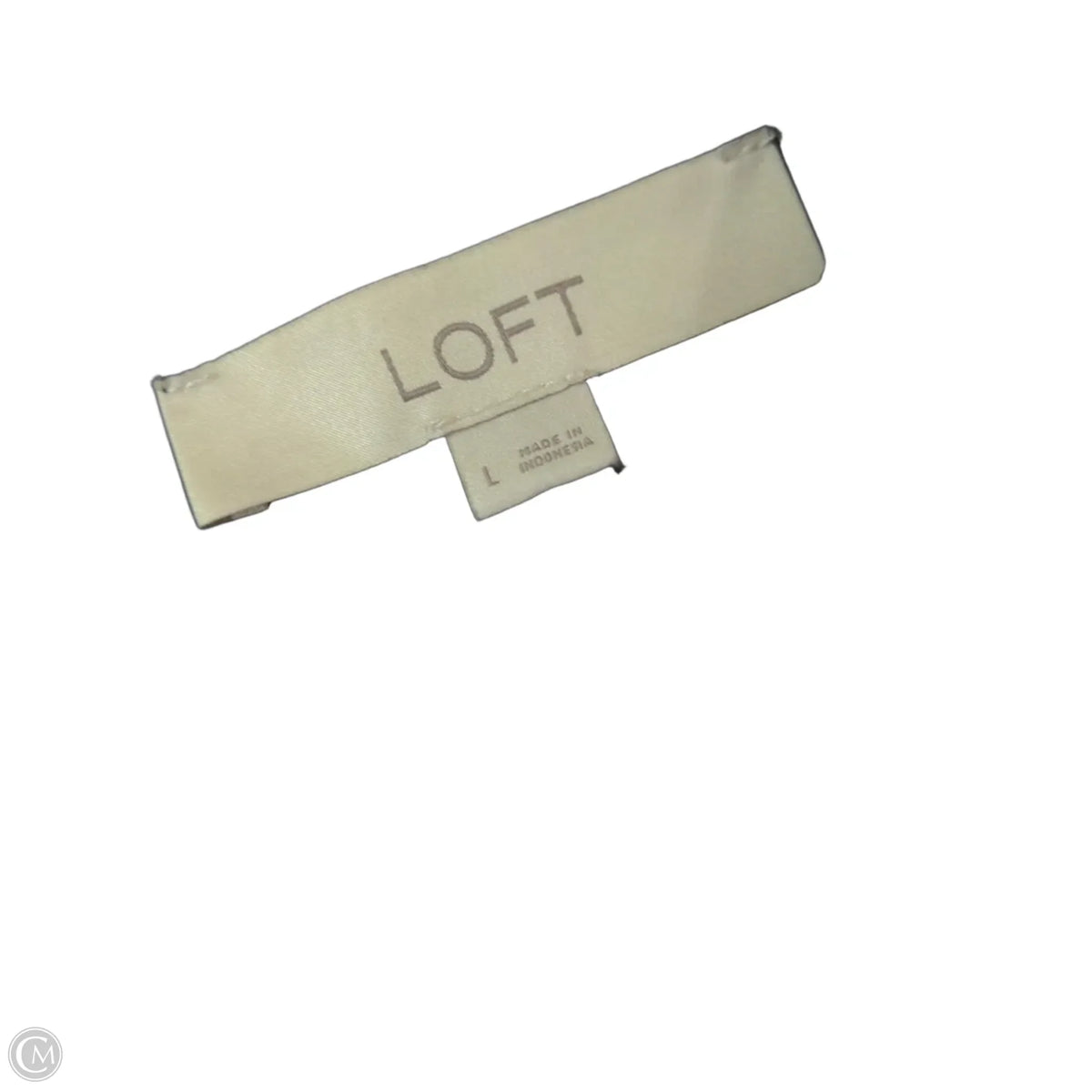 Blouse Long Sleeve By Loft In Black, Size: L