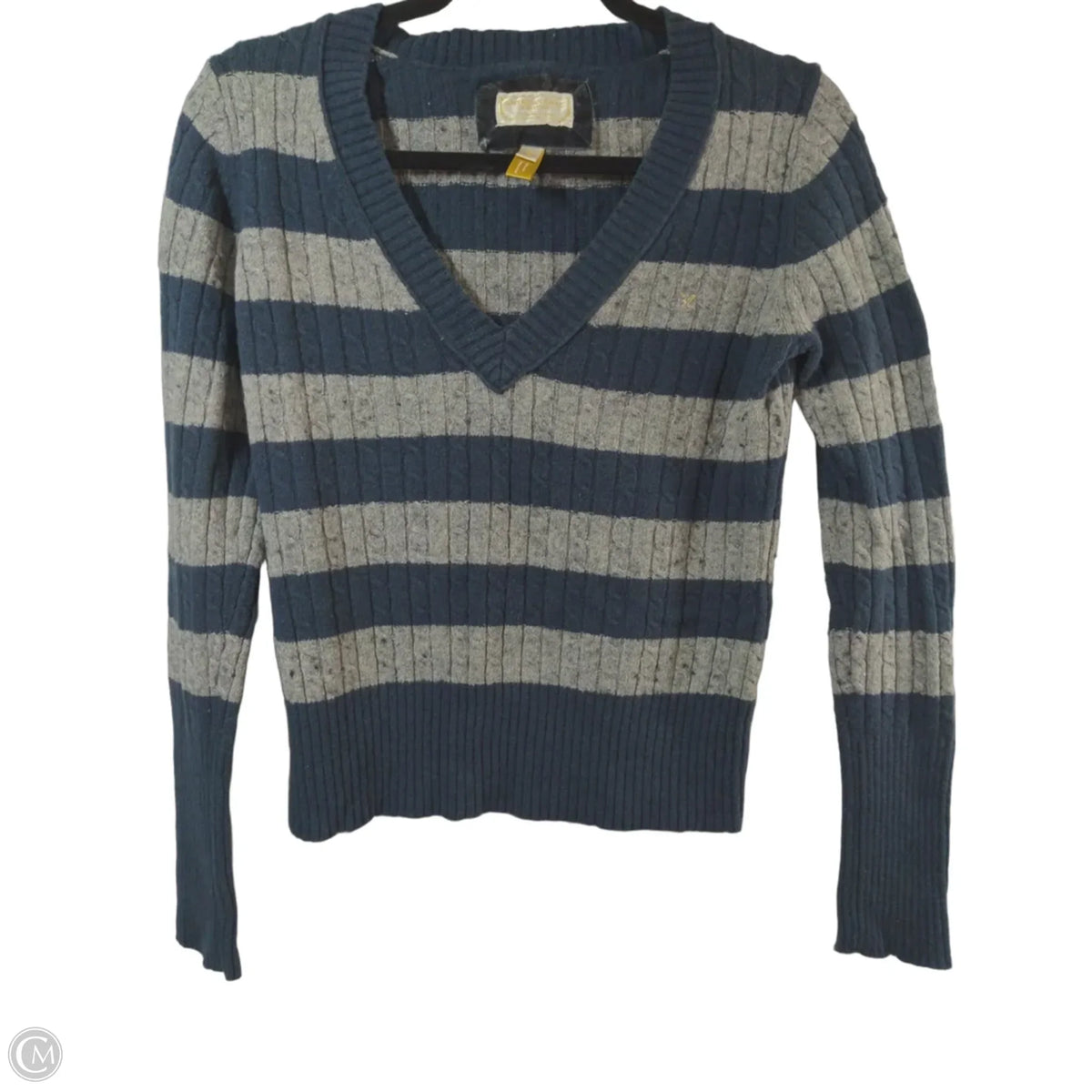 Sweater By American Eagle In Striped Pattern, Size: L
