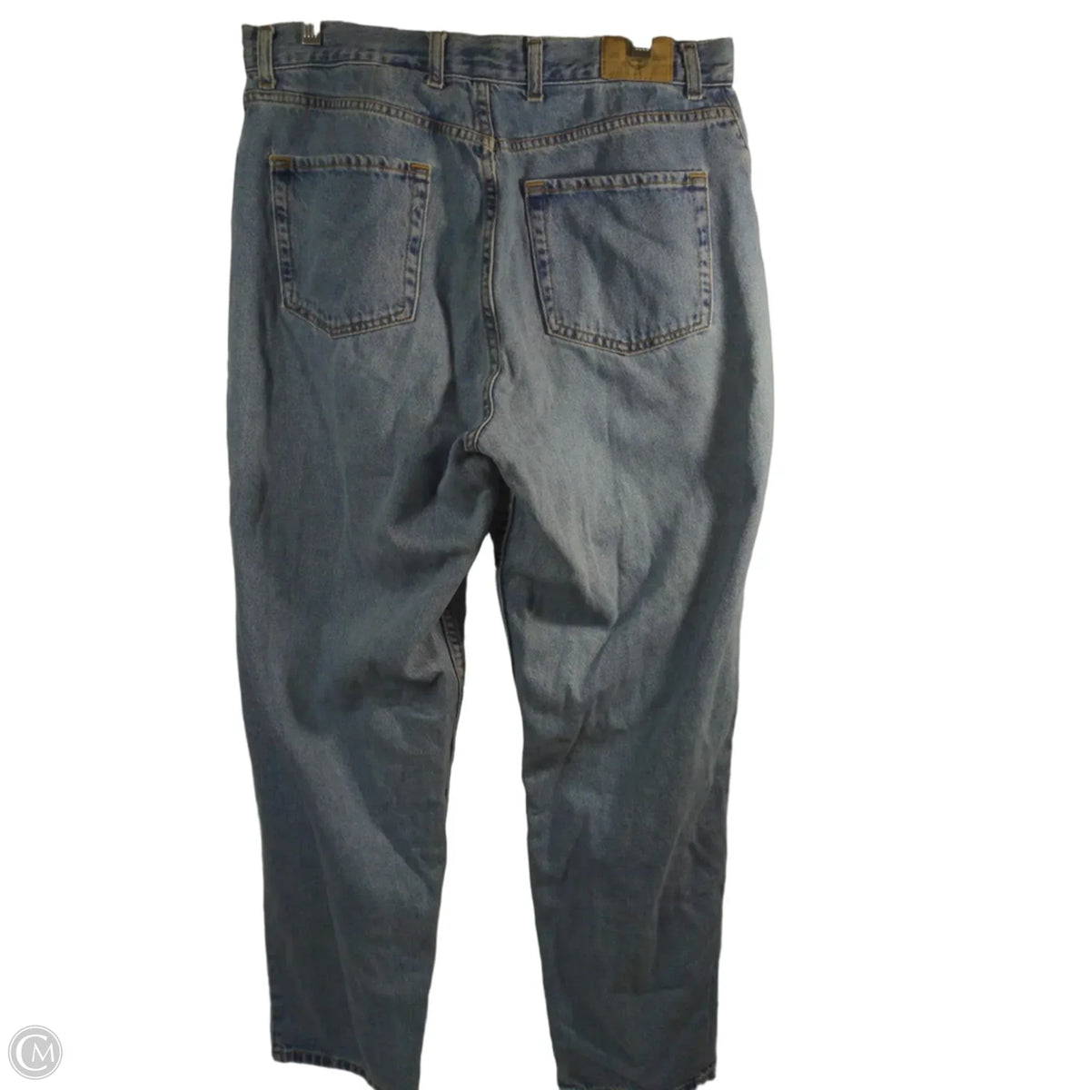 Jeans Straight By Eddie Bauer In Blue Denim, Size: 16