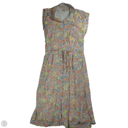 Dress Casual Maxi By Loft In Floral Print, Size: 2