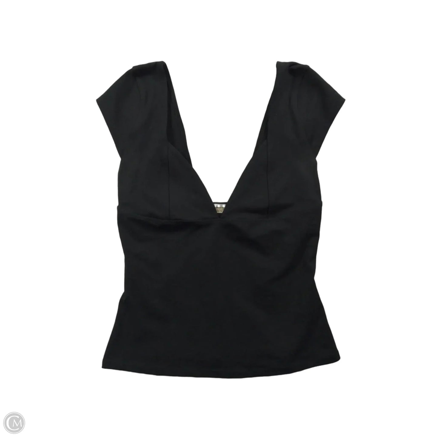 Top Short Sleeve Basic By Free People In Black, Size: S