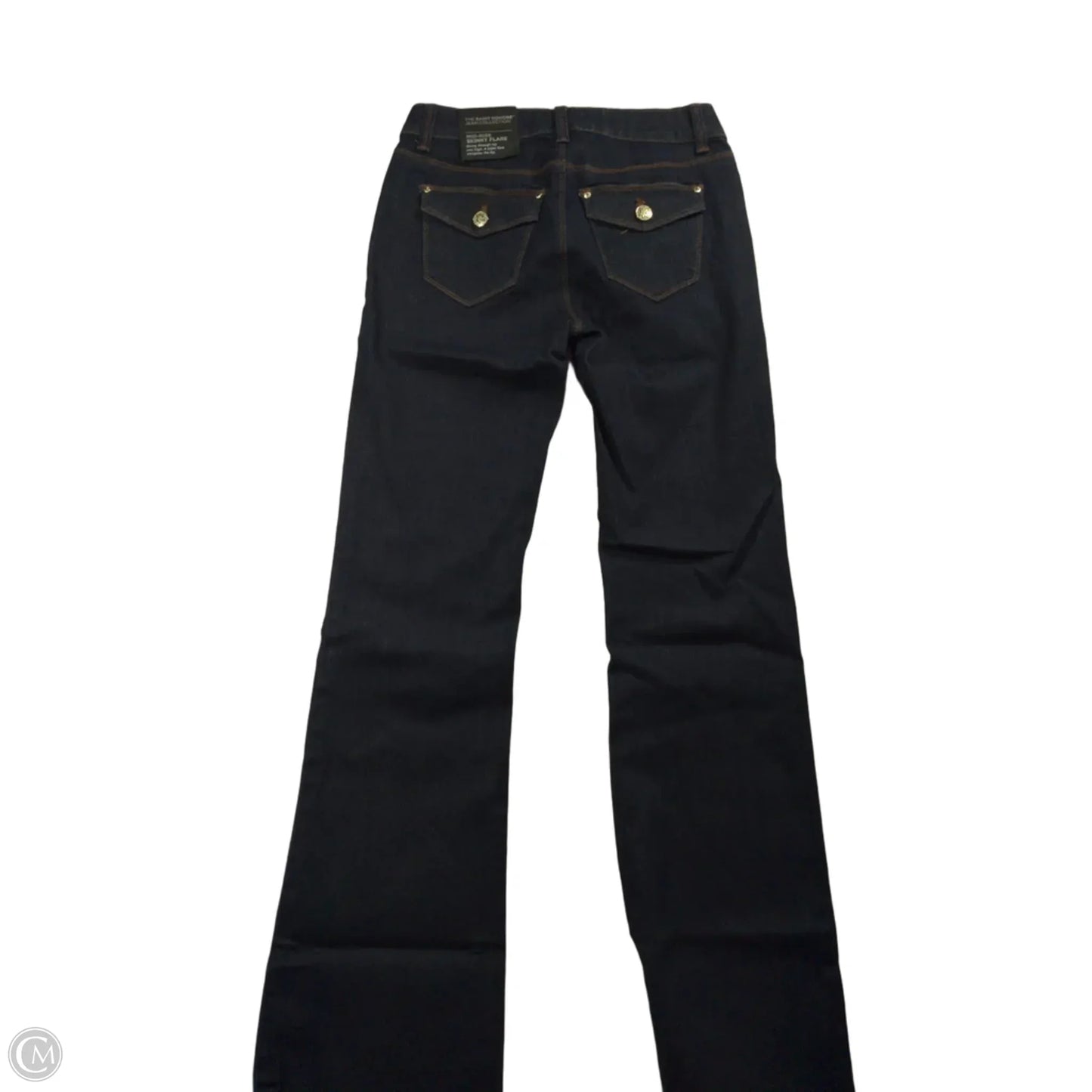 Jeans Flared By White House Black Market In Blue Denim, Size: 0