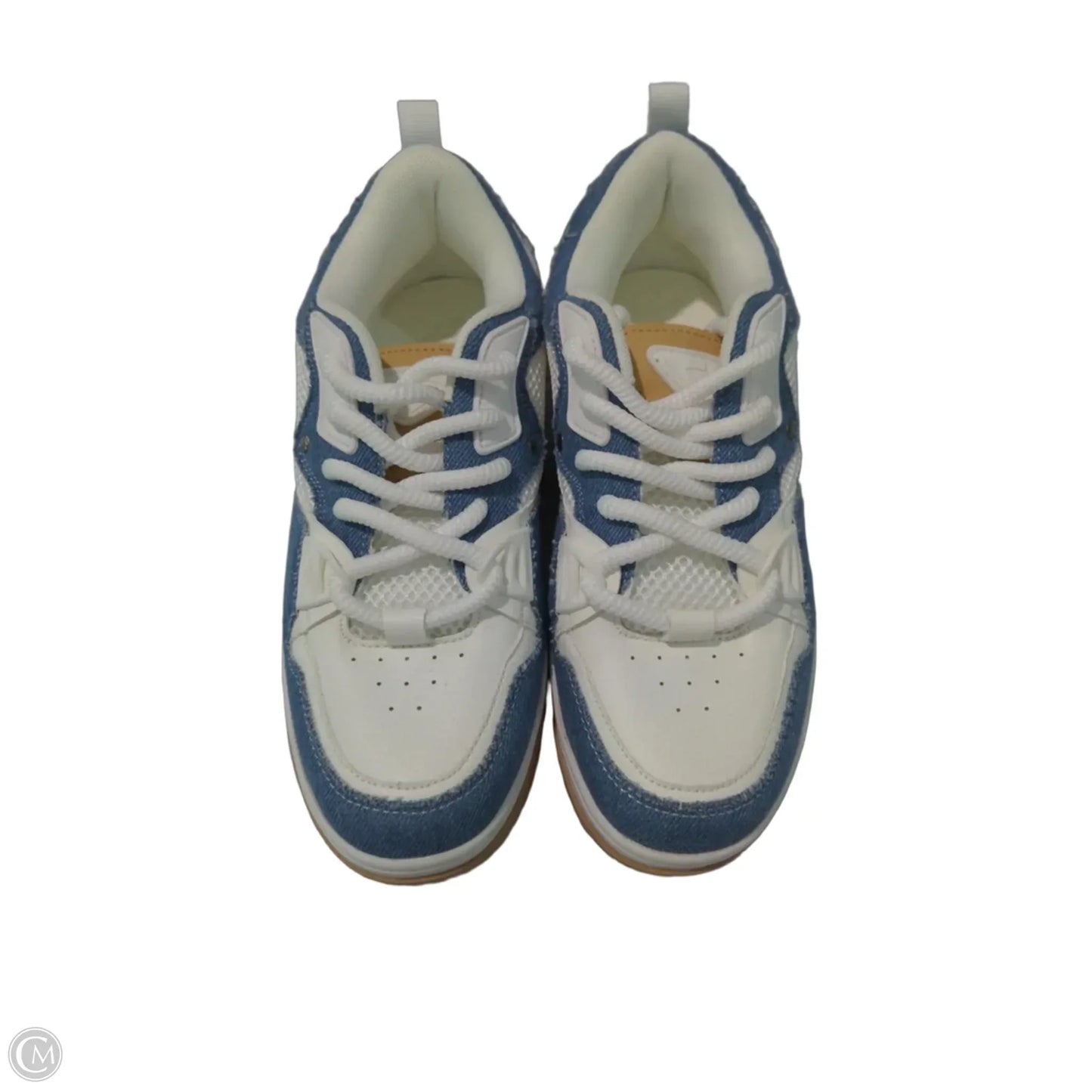 Shoes Sneakers By Clothes Mentor In Blue & White, Size: 7