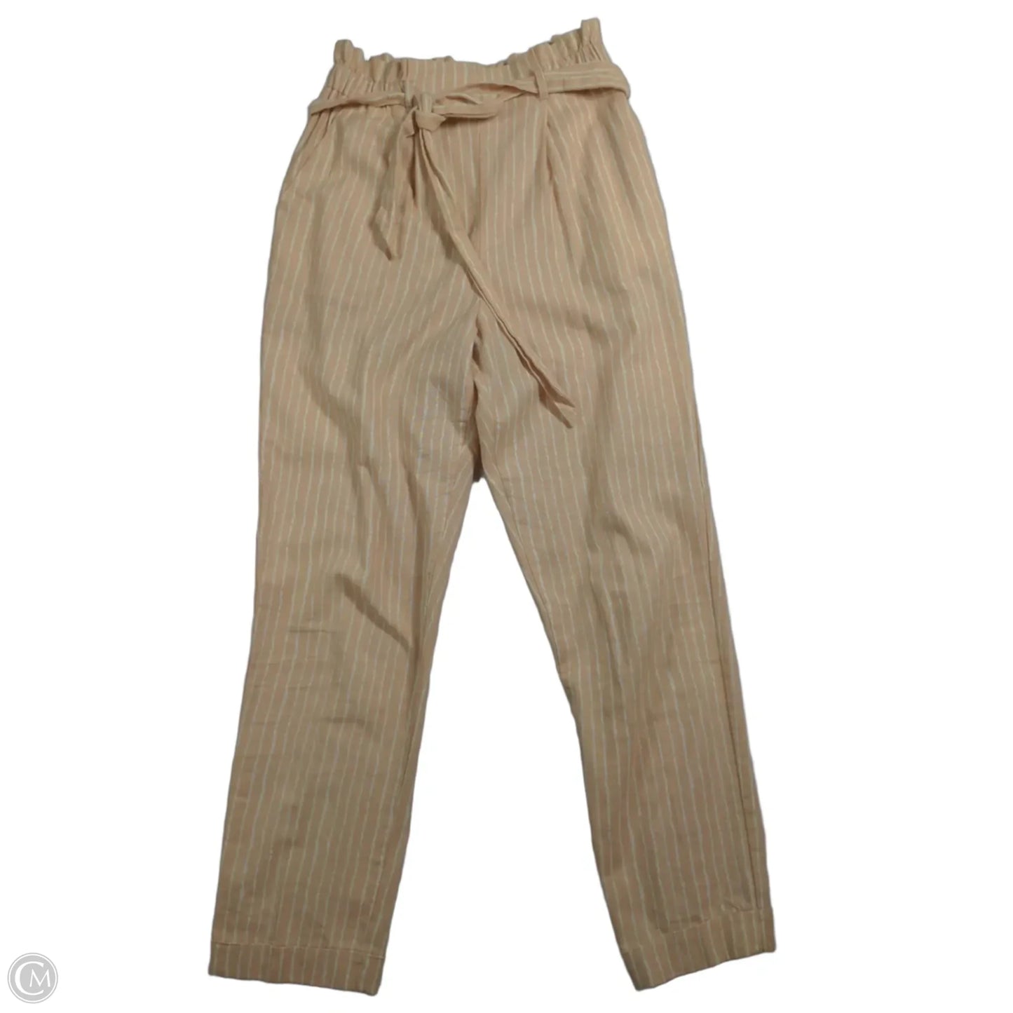 Pants Linen By Sienna Sky In Pink & White, Size: Xs