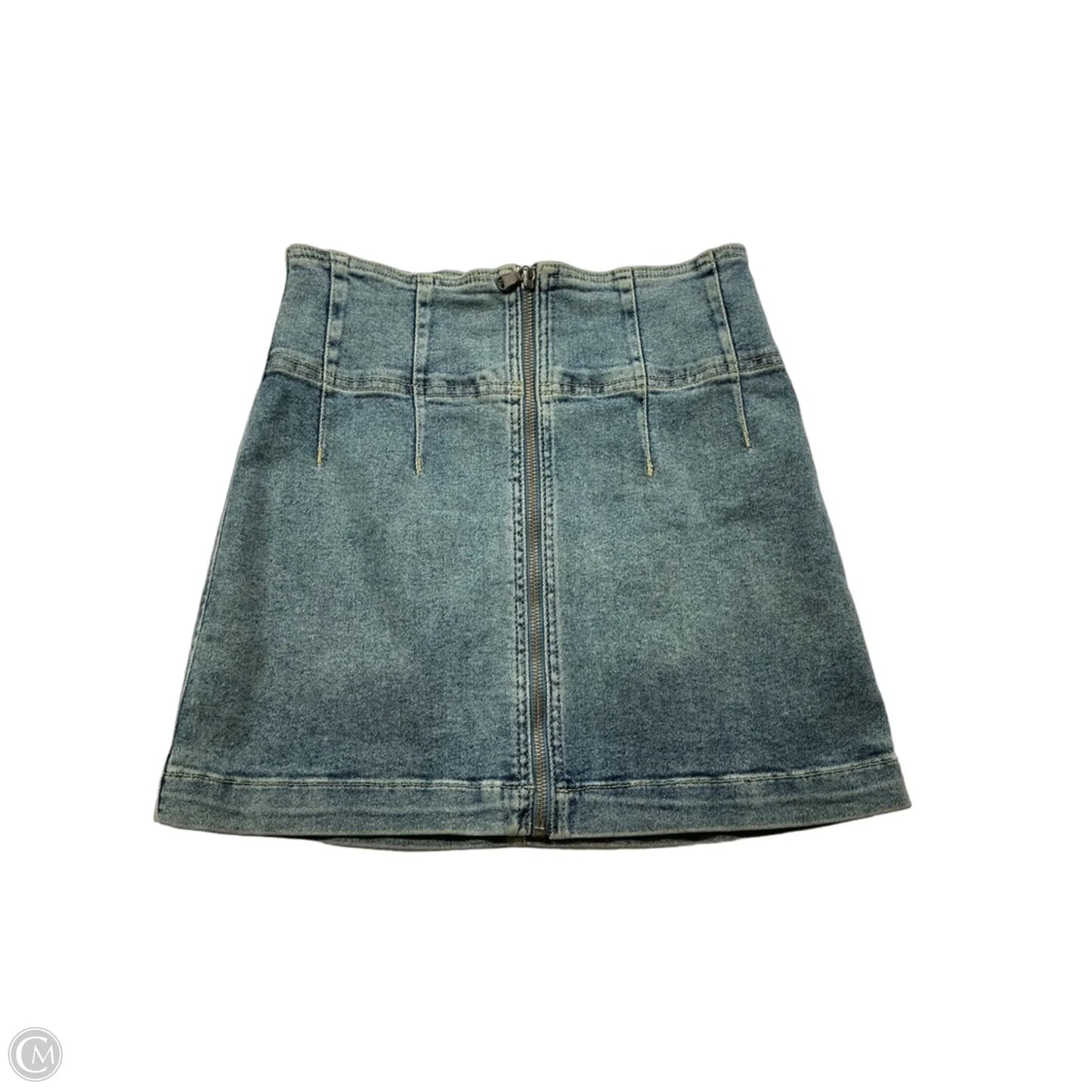 Skirt Mini & Short By We The Free In Blue Denim, Size: 2