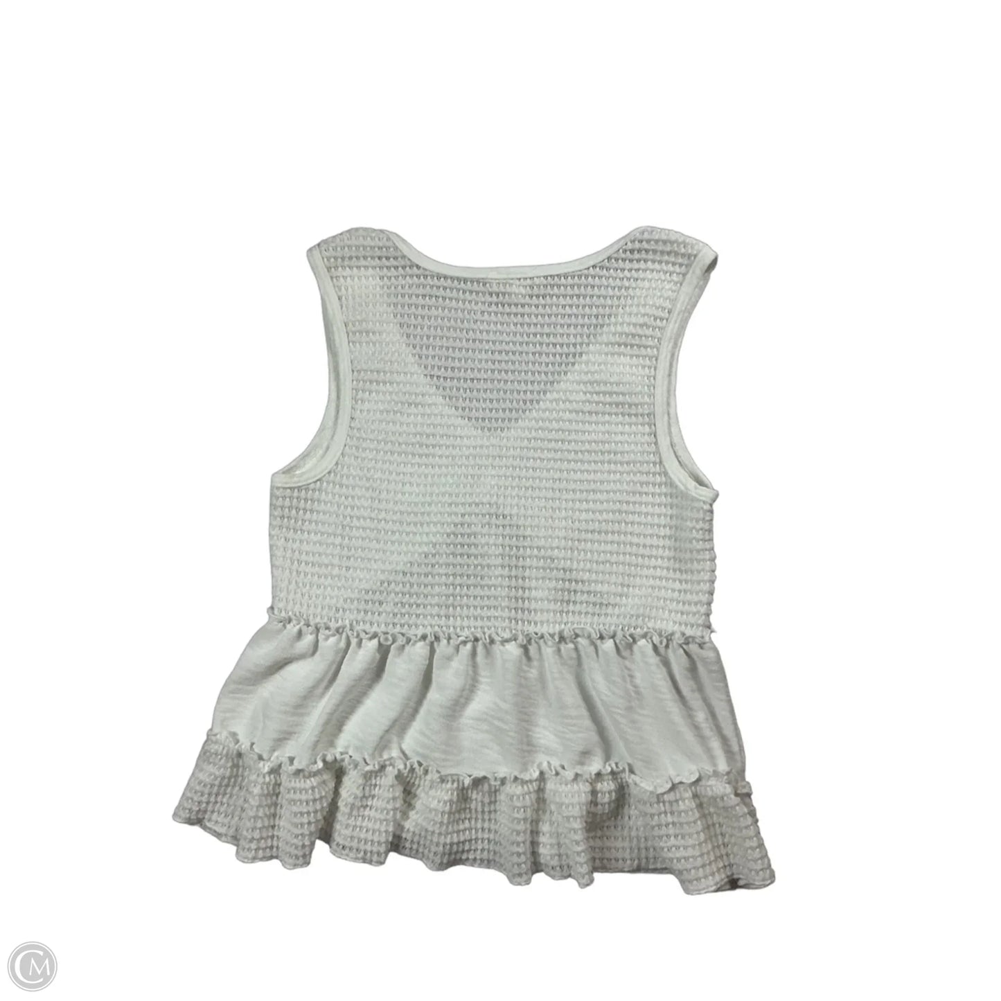 Tank Top By Moa Moa In White, Size: M