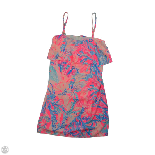 Dress Designer By Lilly Pulitzer In Blue & Pink, Size: Xxs