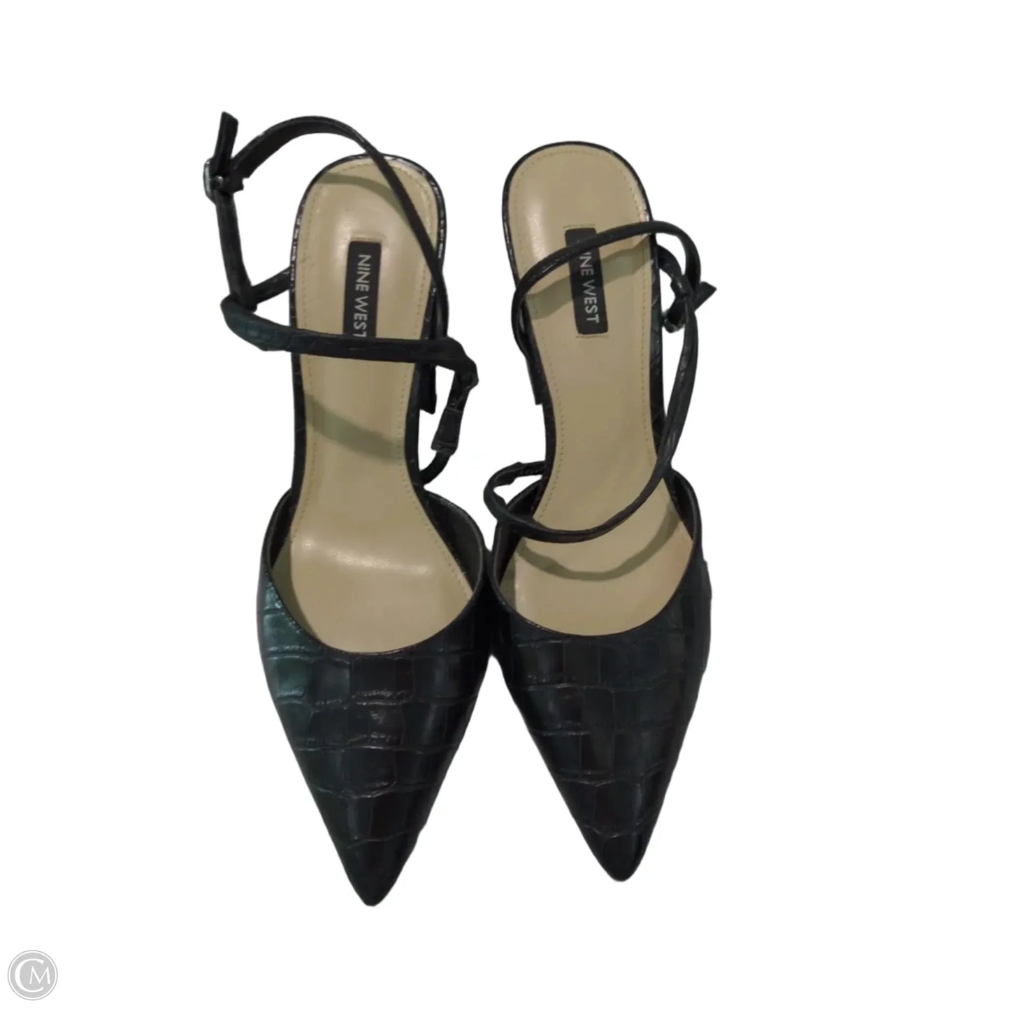 Shoes Heels Block By Nine West In Black, Size: 8.5