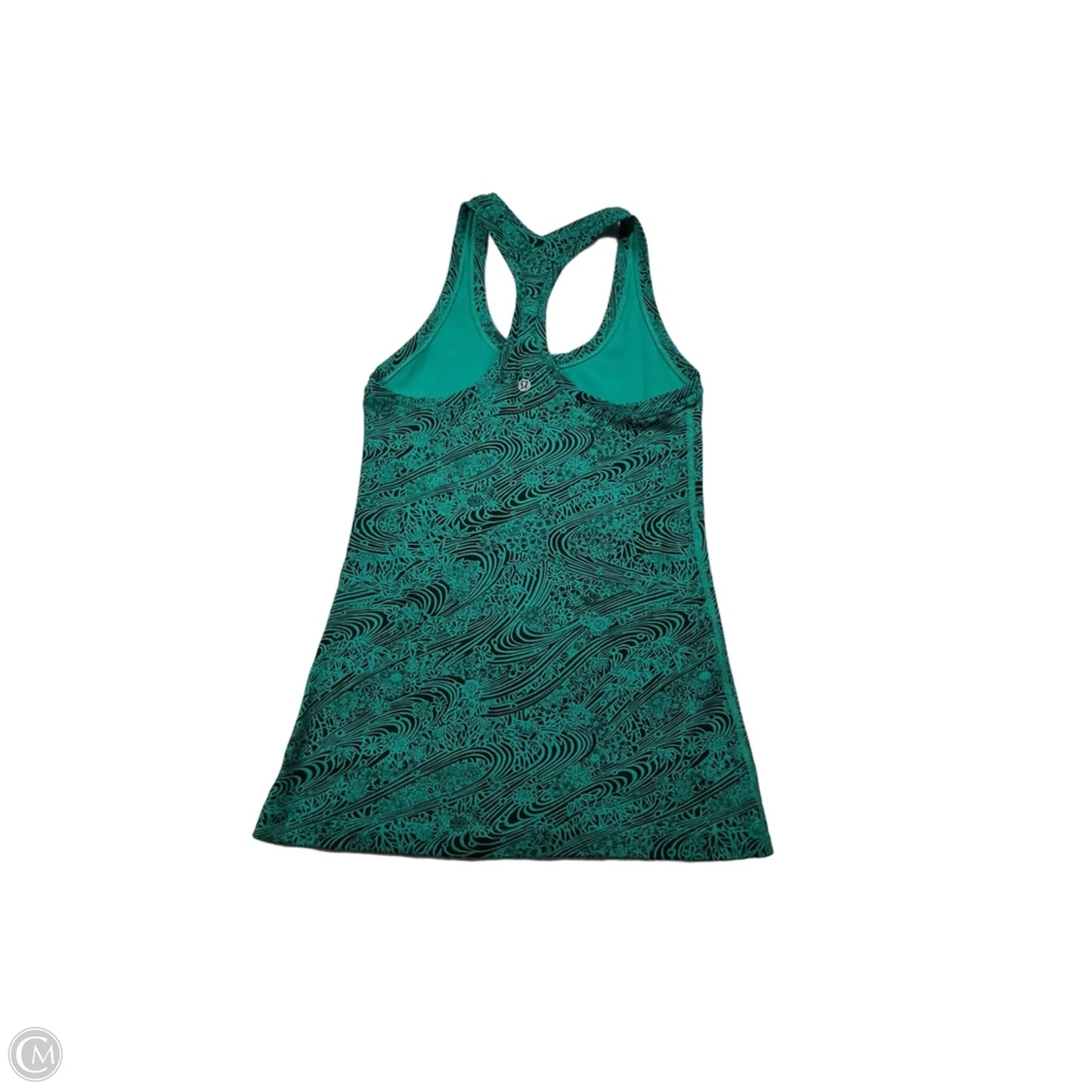 Athletic Tank Top By Lululemon In Black & Blue, Size: 6