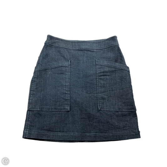 Skirt Mini & Short By Loft In Blue Denim, Size: 2
