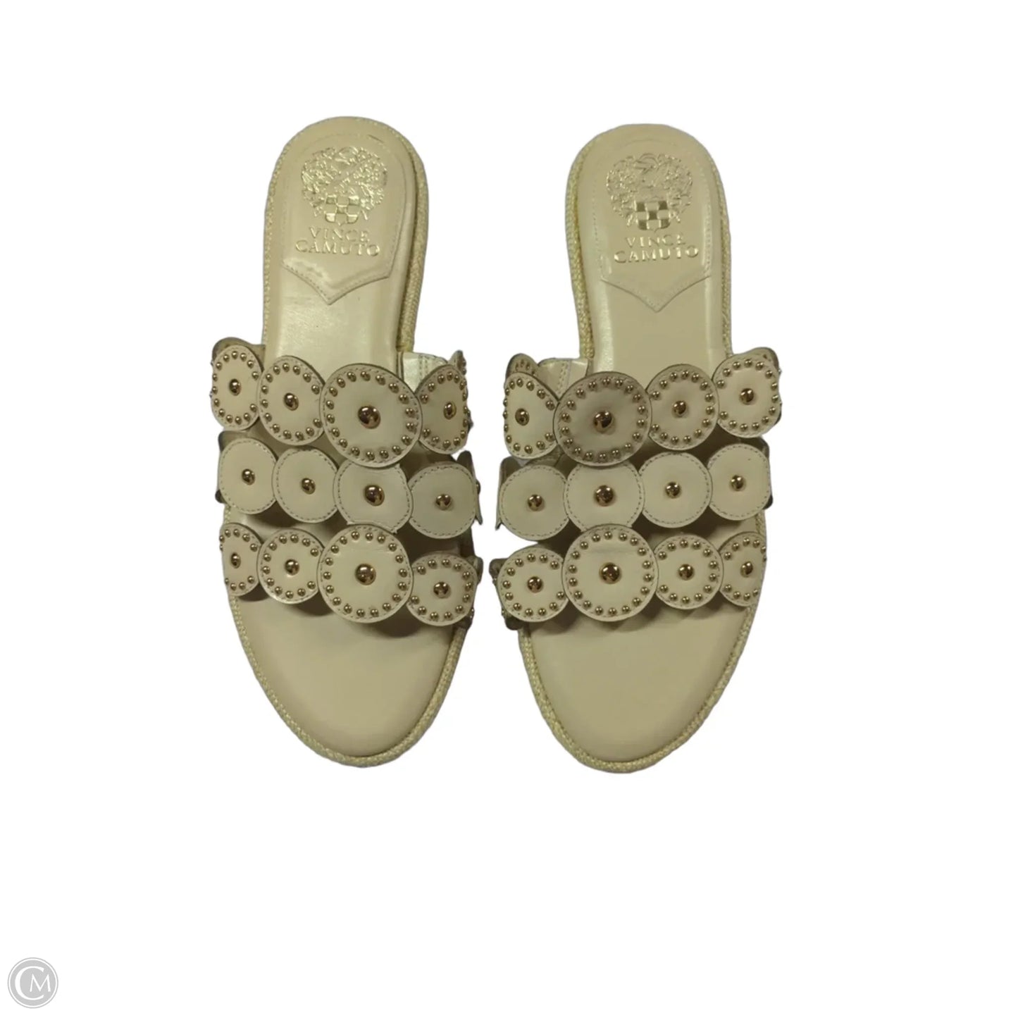 Sandals Flats By Vince Camuto In Beige, Size: 8.5
