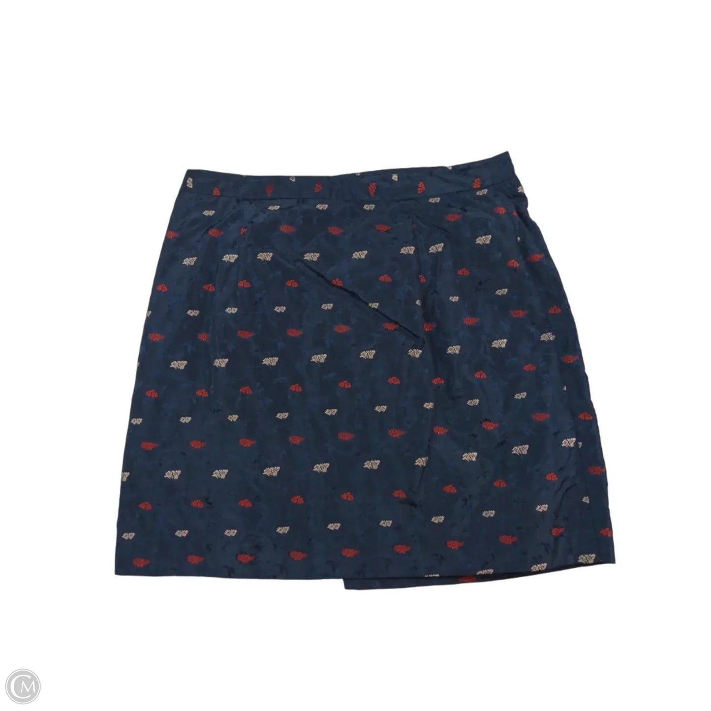 Skirt Maxi By Banana Republic In Blue Red & White, Size: 8