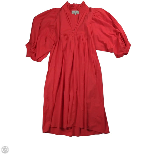 Dress Casual Midi By Clothes Mentor In Red, Size: Xs