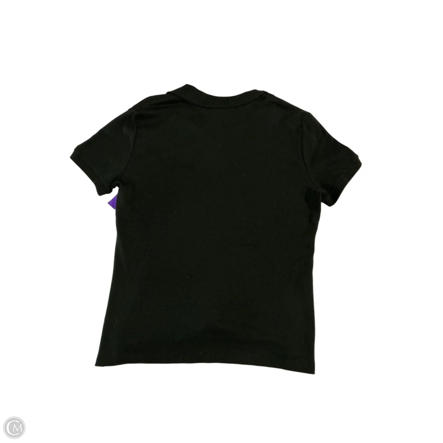 Top Short Sleeve By Lauren By Ralph Lauren In Black, Size: L
