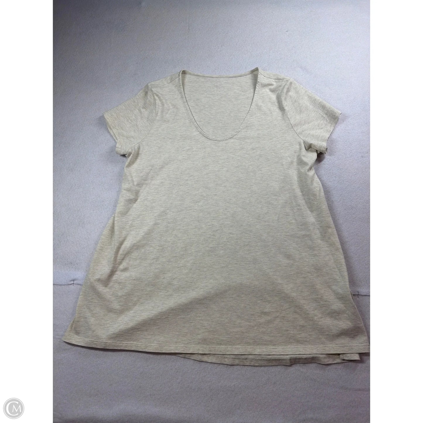 Top Short Sleeve By Pure Jill In Beige, Size: M