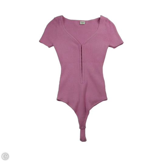 Bodysuit By Abercrombie And Fitch In Pink, Size: M