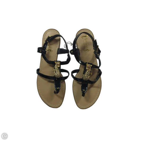 Sandals Flats By Target In Black, Size: 9