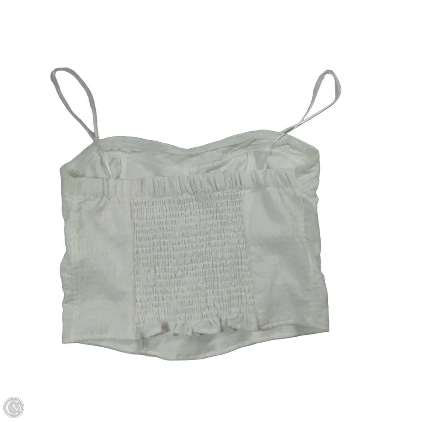 Top Sleeveless By Kirious In White, Size: M