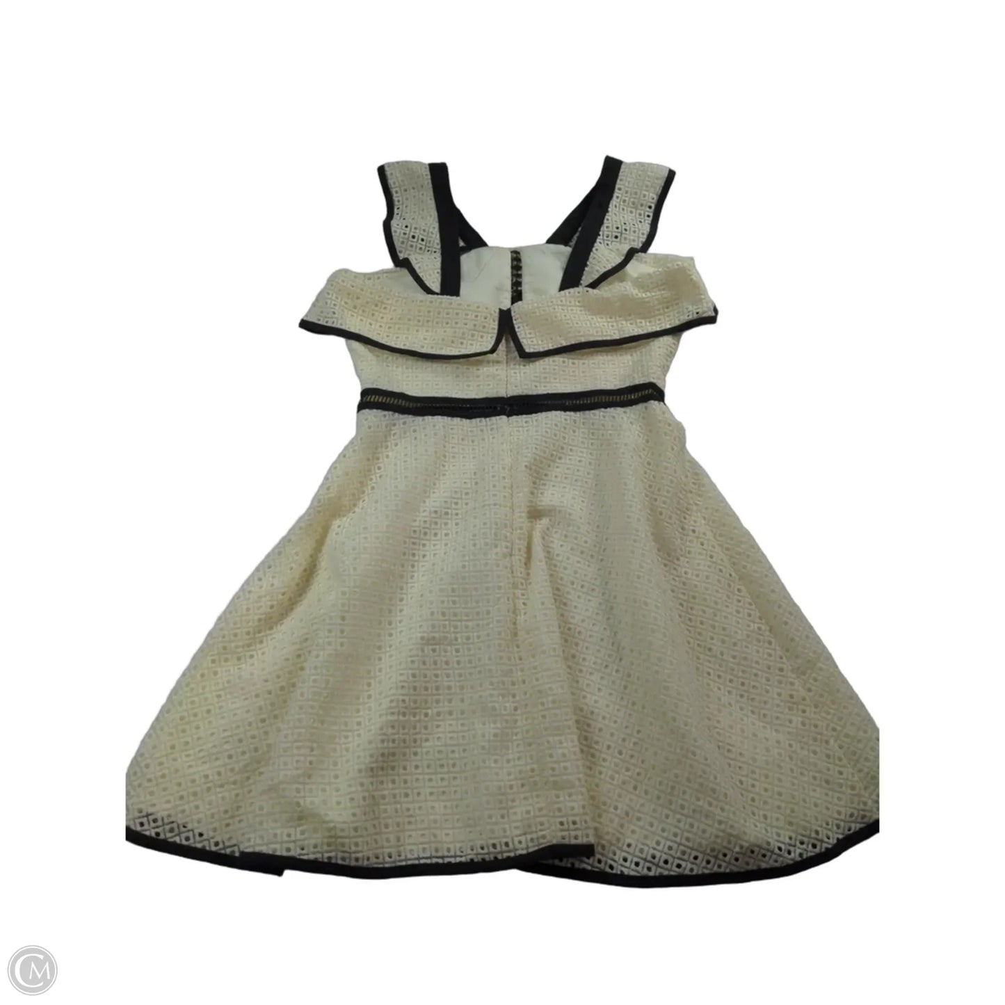 Dress Party Short By Aqua In Cream, Size: L