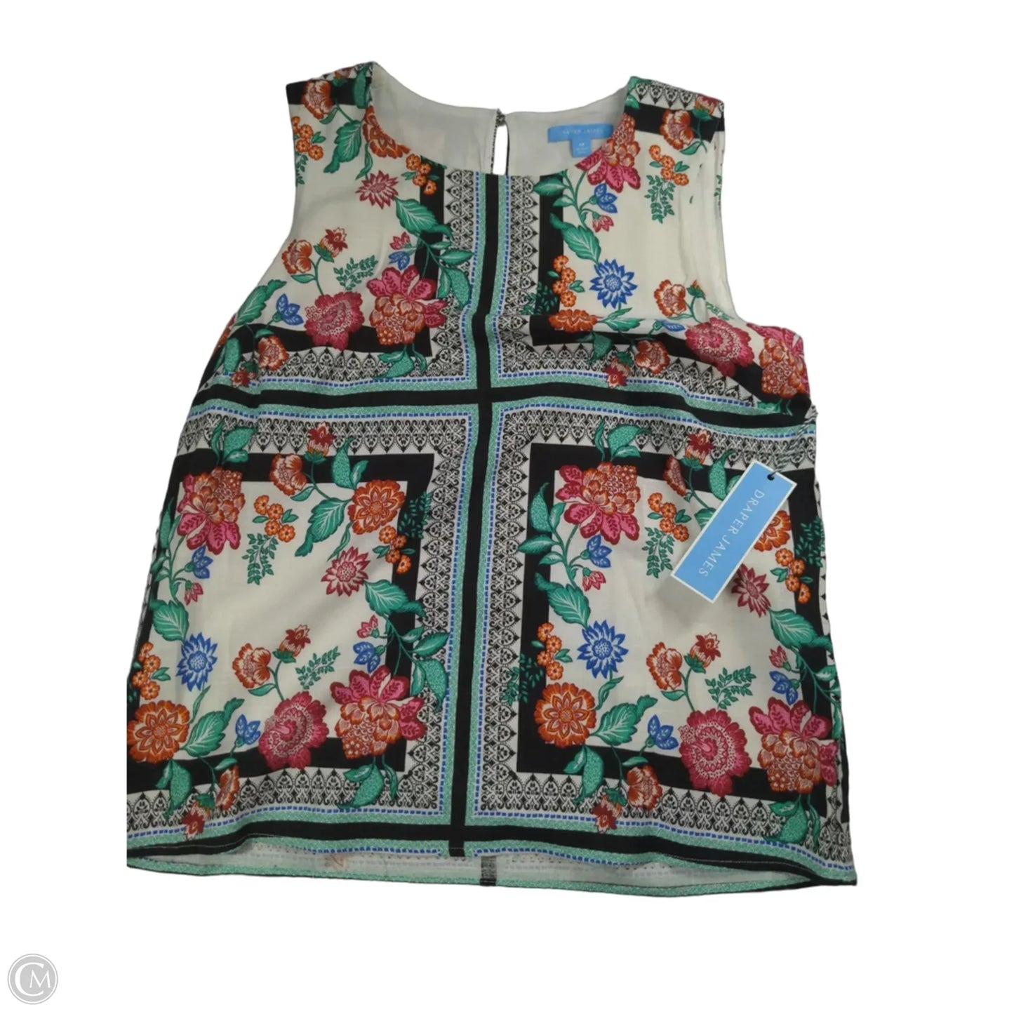 Top Sleeveless By Draper James In Floral Print, Size: M