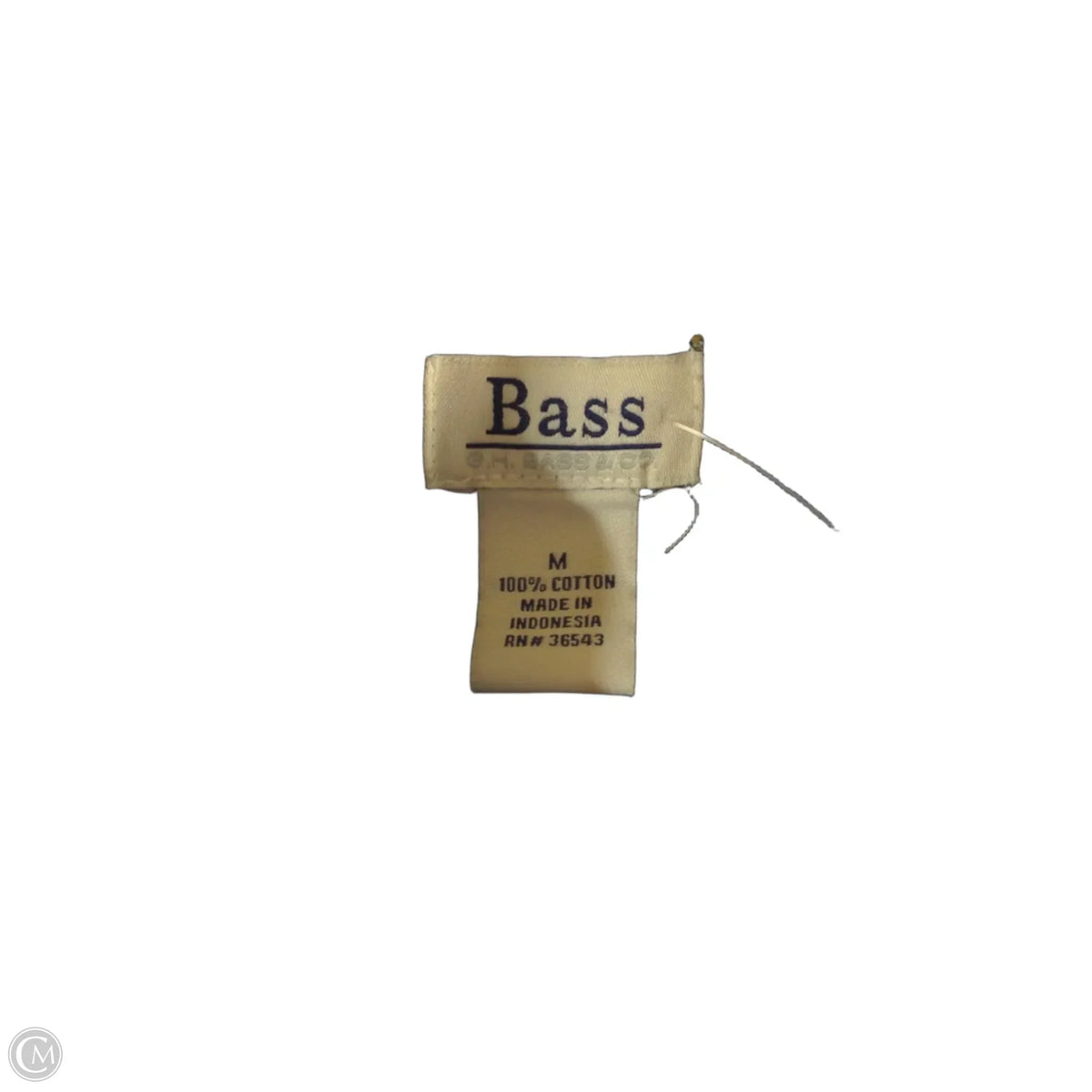 Jacket Denim By Bass In Blue Denim, Size: M