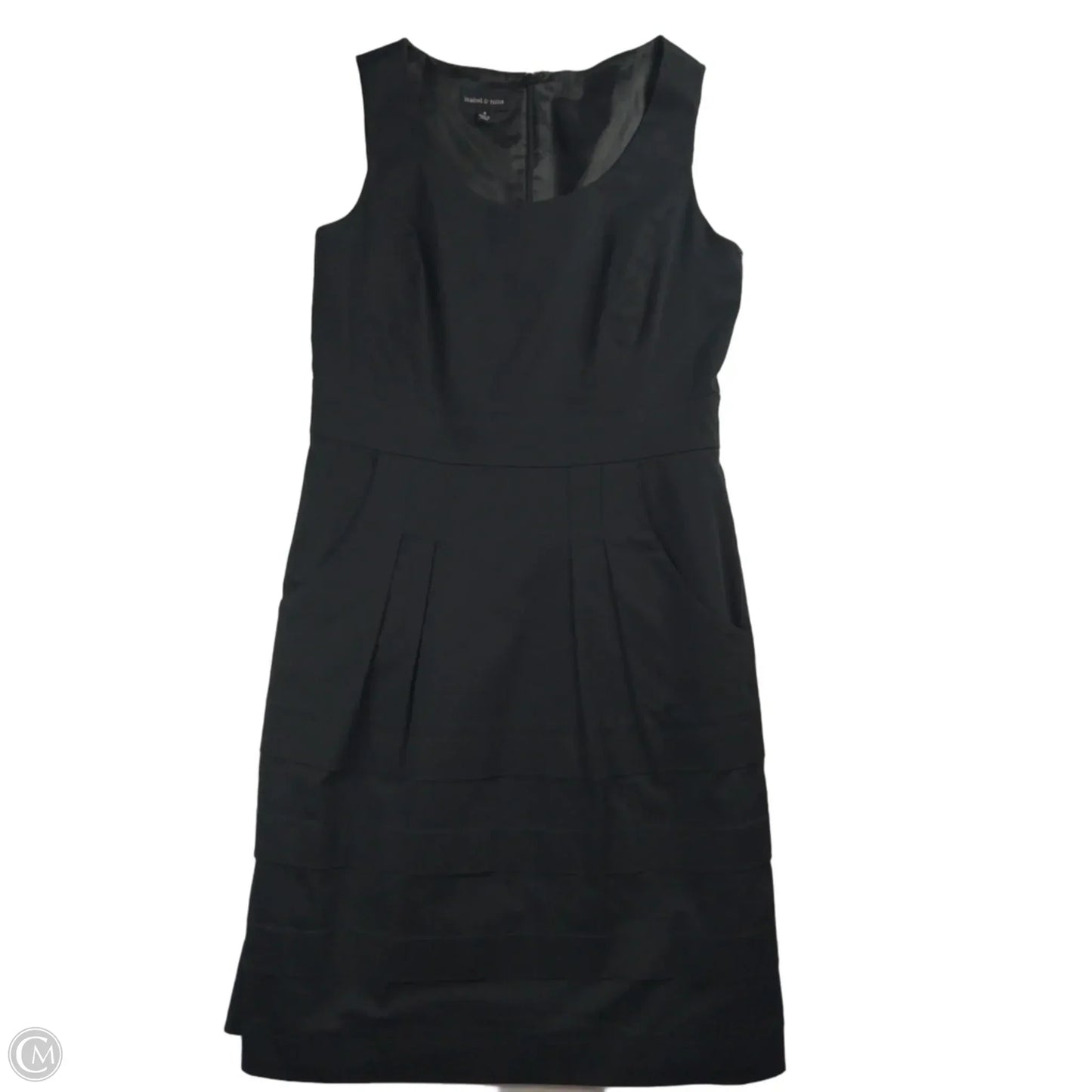 Dress Casual Midi By Clothes Mentor In Black, Size: 8
