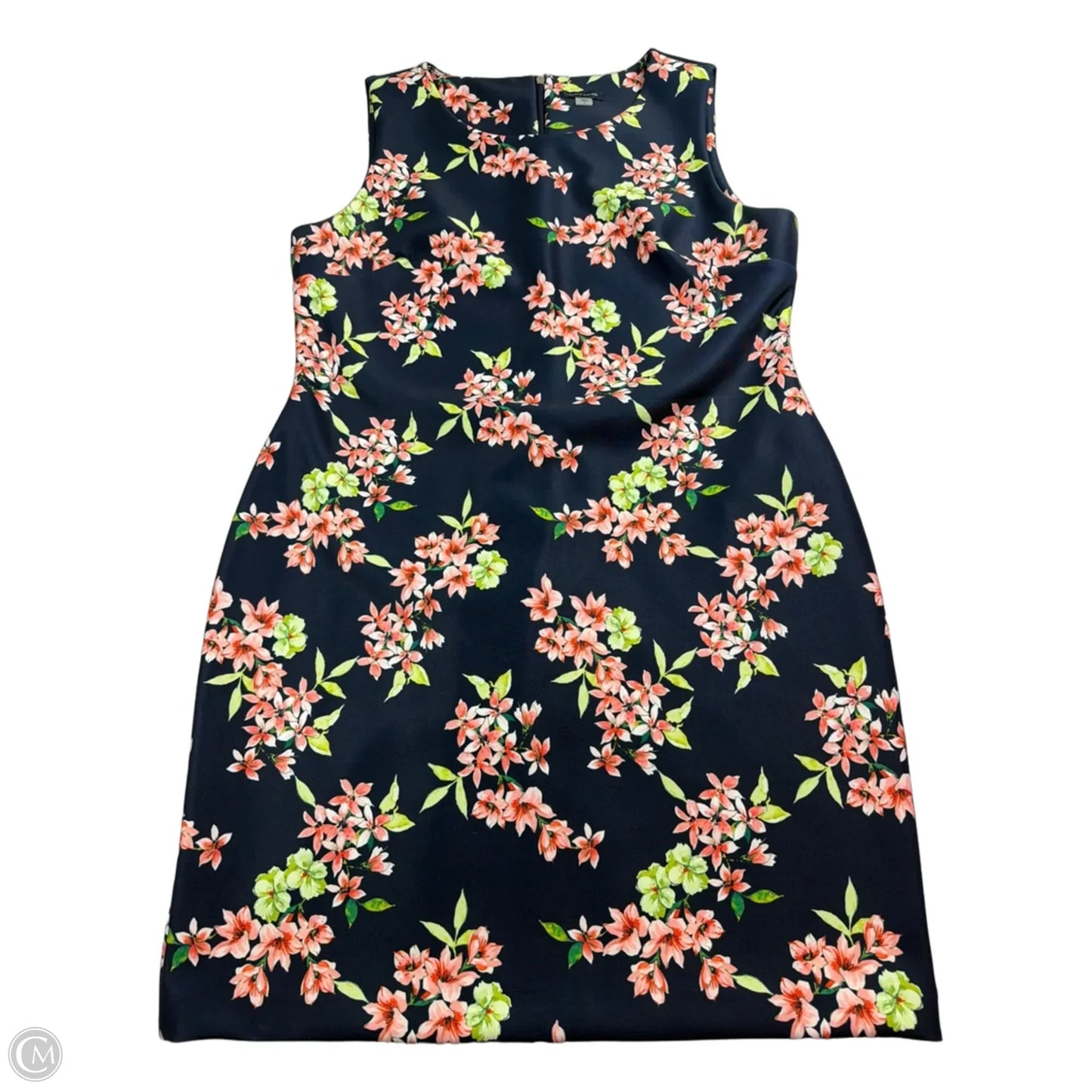 Dress Casual Midi By Tommy Hilfiger In Floral Print, Size: 18