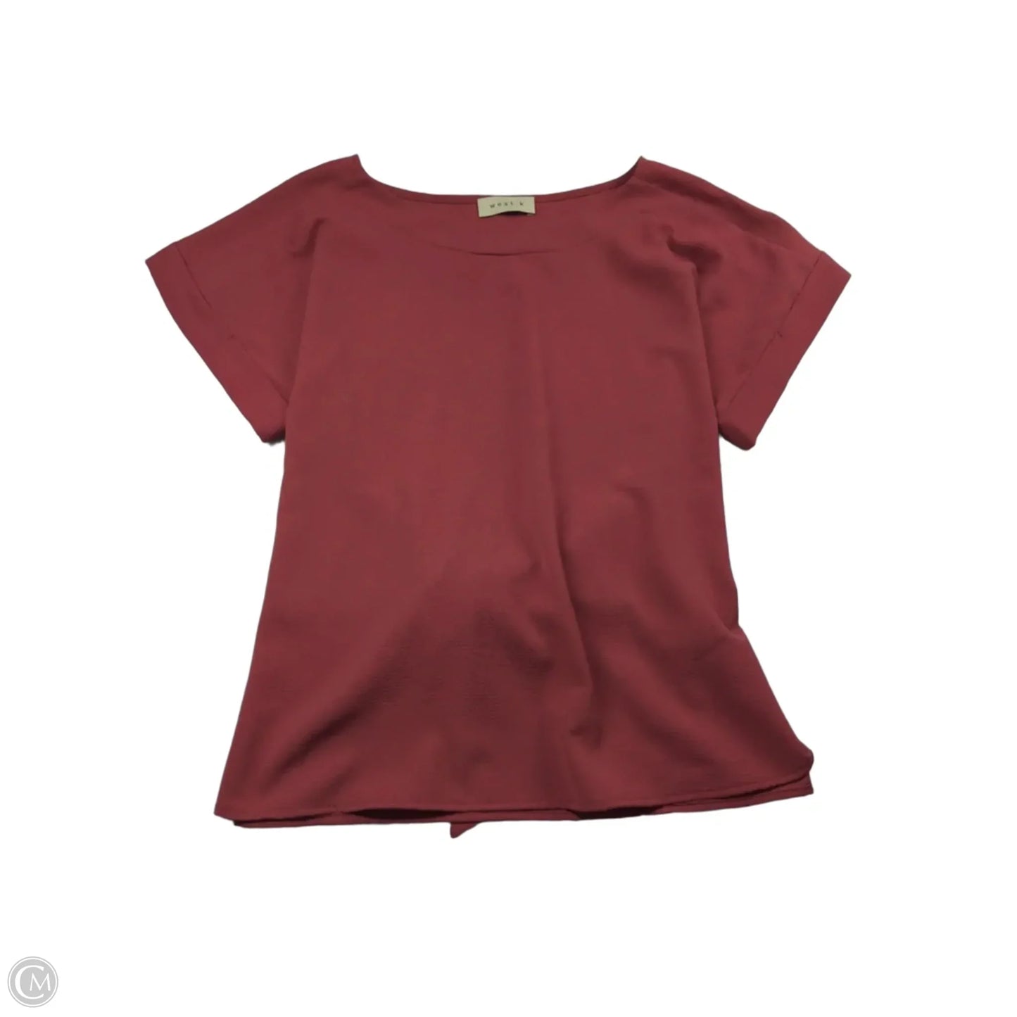 Top Short Sleeve By Clothes Mentor In Red, Size: M