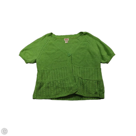 Top Short Sleeve By Mossimo In Green, Size: M
