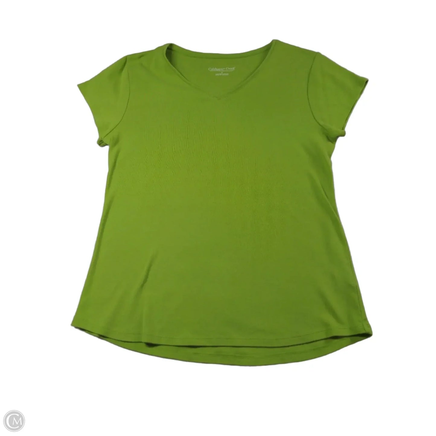 Top Short Sleeve By Coldwater Creek In Green, Size: S