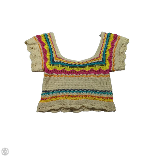 Top Sleeveless By Zara In Multi-colored, Size: S