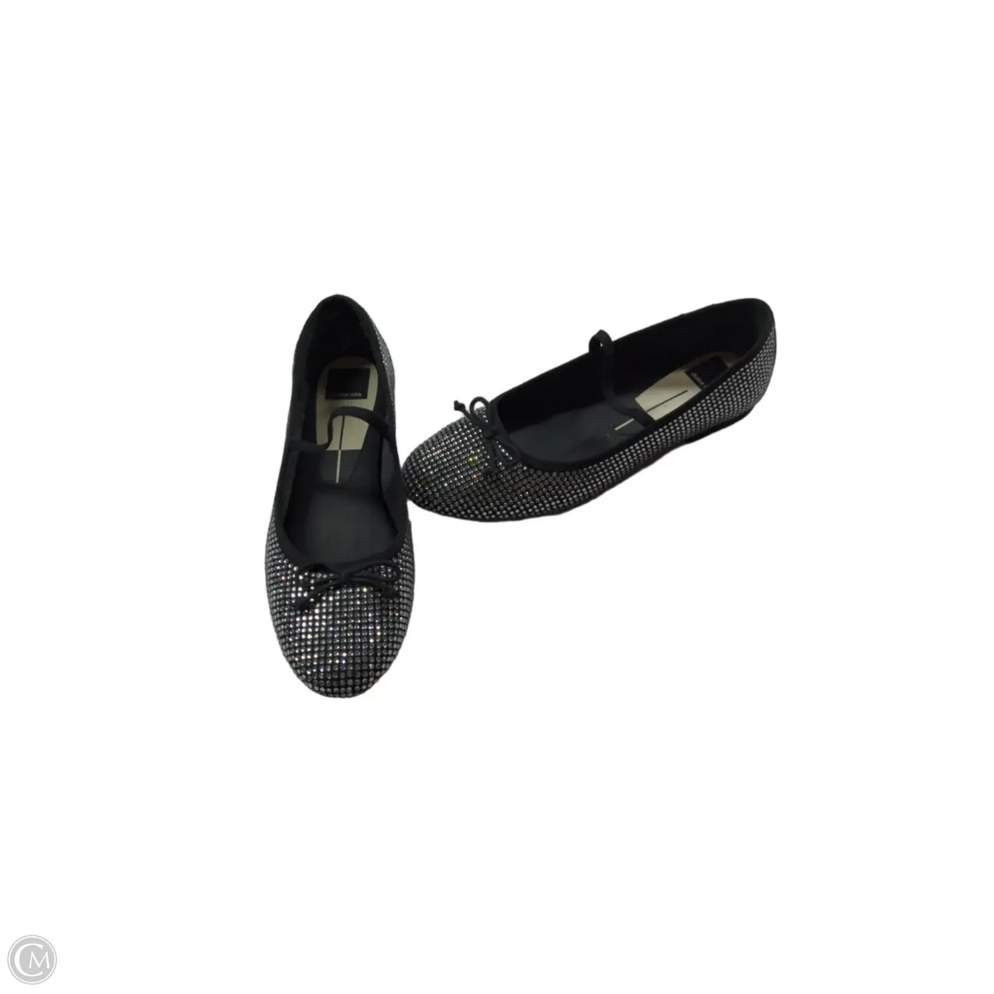 Shoes Flats By Dolce Vita In Black & Silver, Size: 8.5