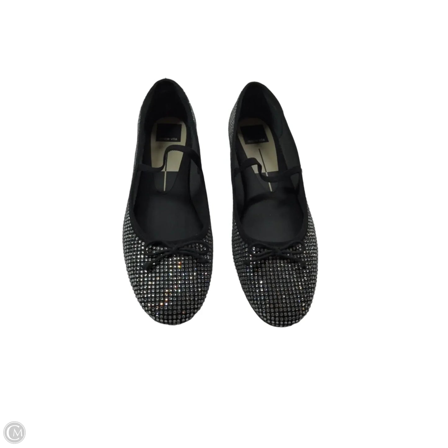 Shoes Flats By Dolce Vita In Black & Silver, Size: 8.5