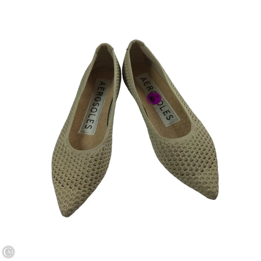 Shoes Flats By Aerosoles In Gold, Size: 8.5