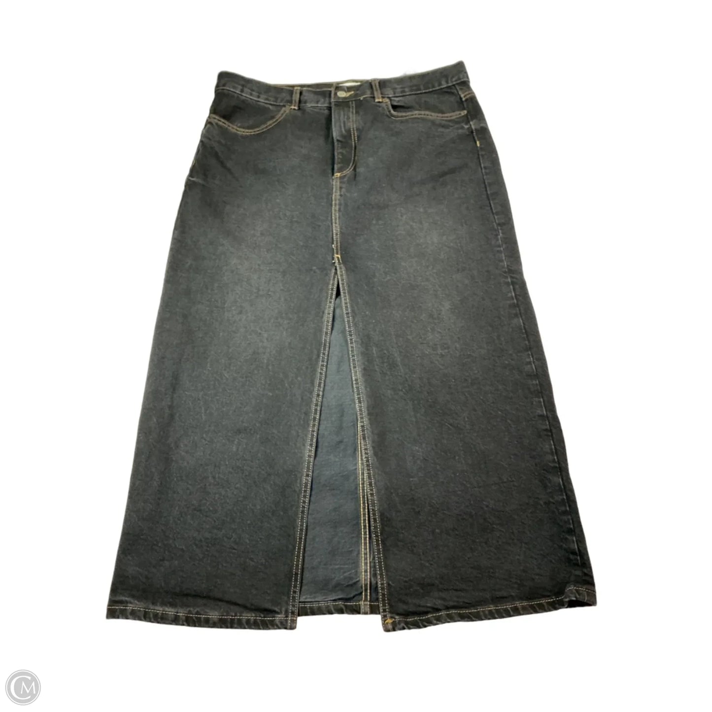 Skirt Midi By Zara In Blue, Size: Xl